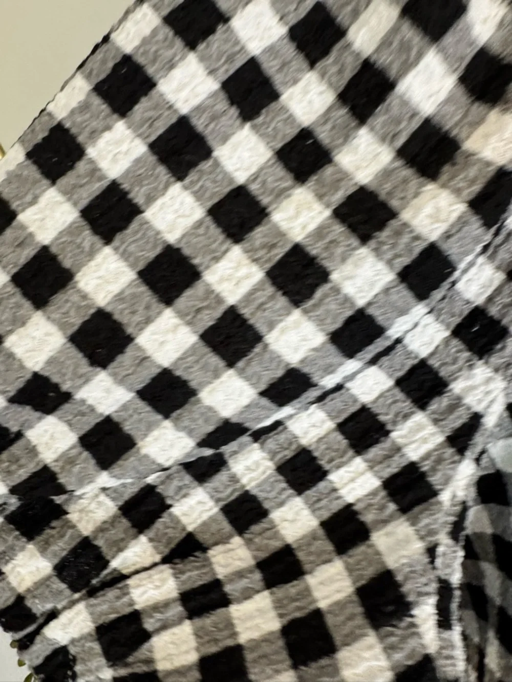 LOFT Plaid Boho Top - Picture 4 of 7